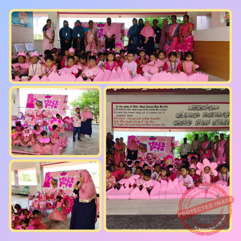 Blossoms in Pink: AQIS Celebrates Pink Day with KG Students