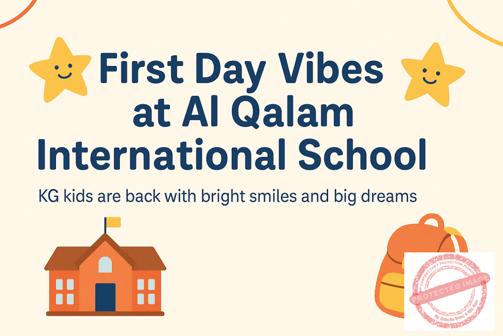 First Day Vibes at AQIS – KG Section