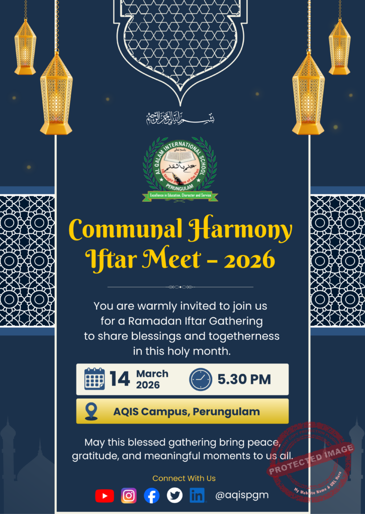 Communal Harmony Iftar Meet – 2026 at AQIS